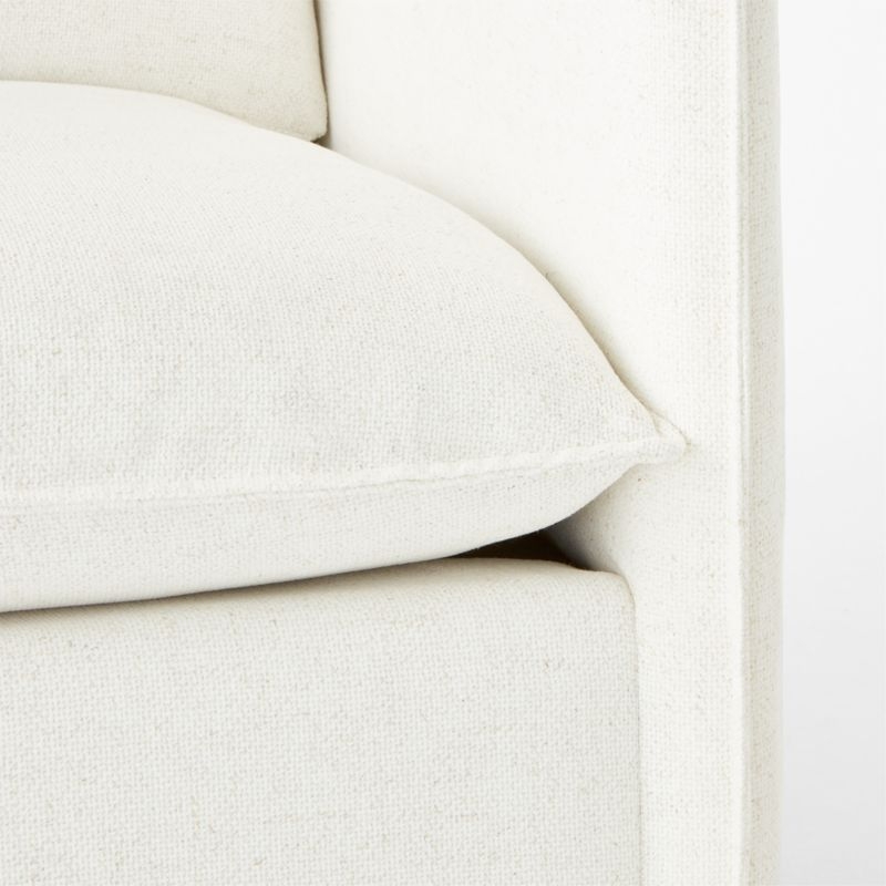 Corroy 92.75" White Performance Fabric Sofa - Image 5