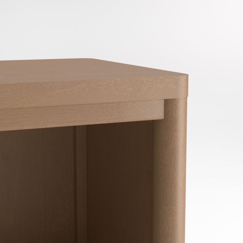 Hampshire Tall Natural Brown Wood 4-Shelf Kids Bookcase - Image 3