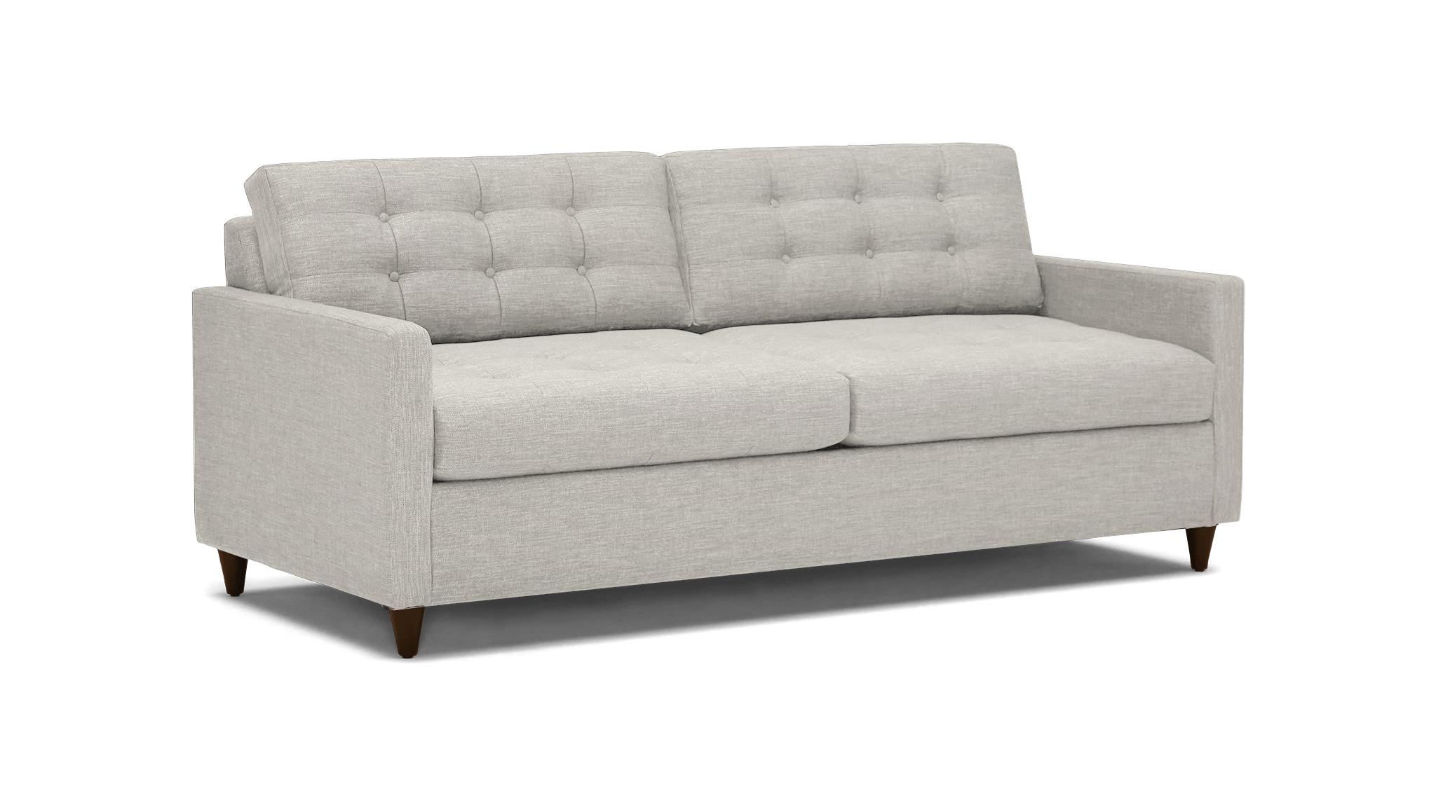 Gray Eliot Mid Century Modern Sleeper Sofa - Bloke Cotton - Mocha - Foam - Image 1