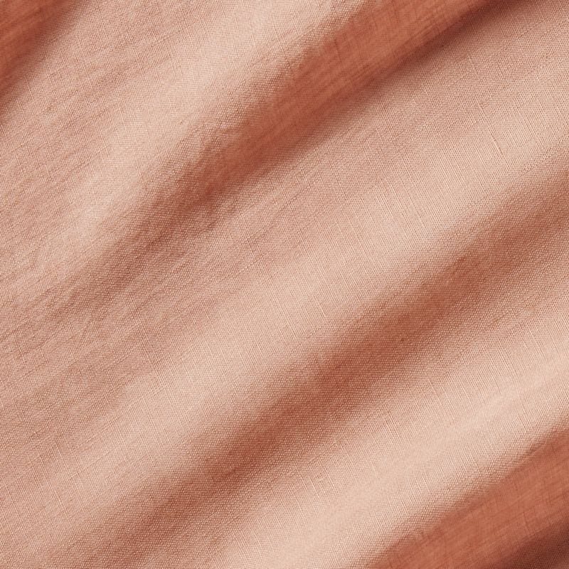 Aire Natural Hemp Terracotta Queen Bed Sheet Set - Image 1