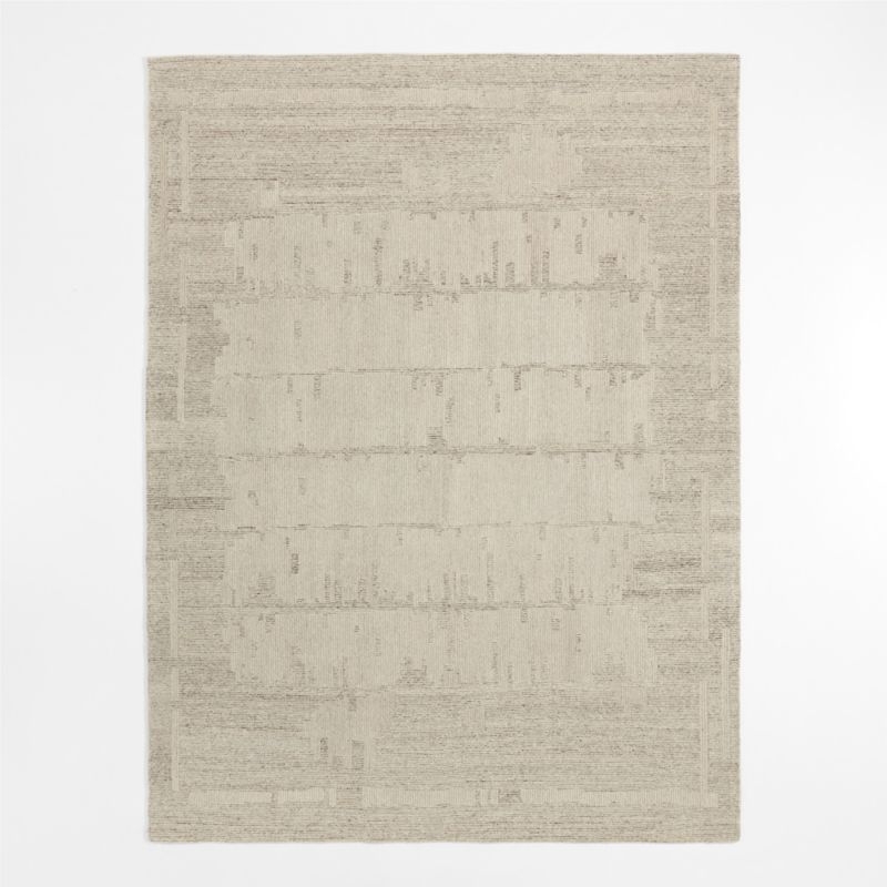 Athens Wool Hand-Tufted Grey Area Rug 8'x10' - Image 2