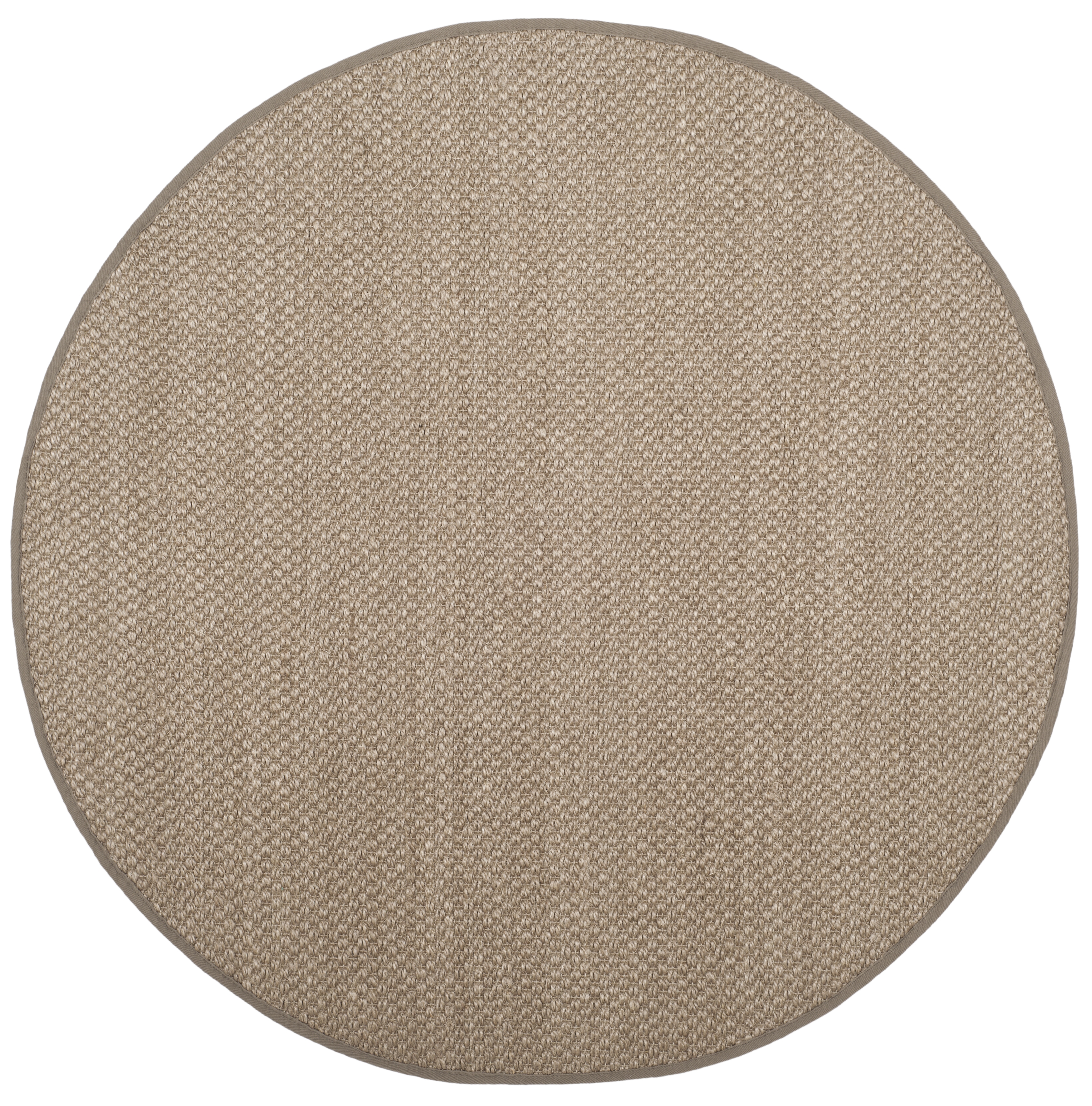 Arlo Home Woven Area Rug, NF153A, Natural/Grey,  6' X 6' Round - Image 0