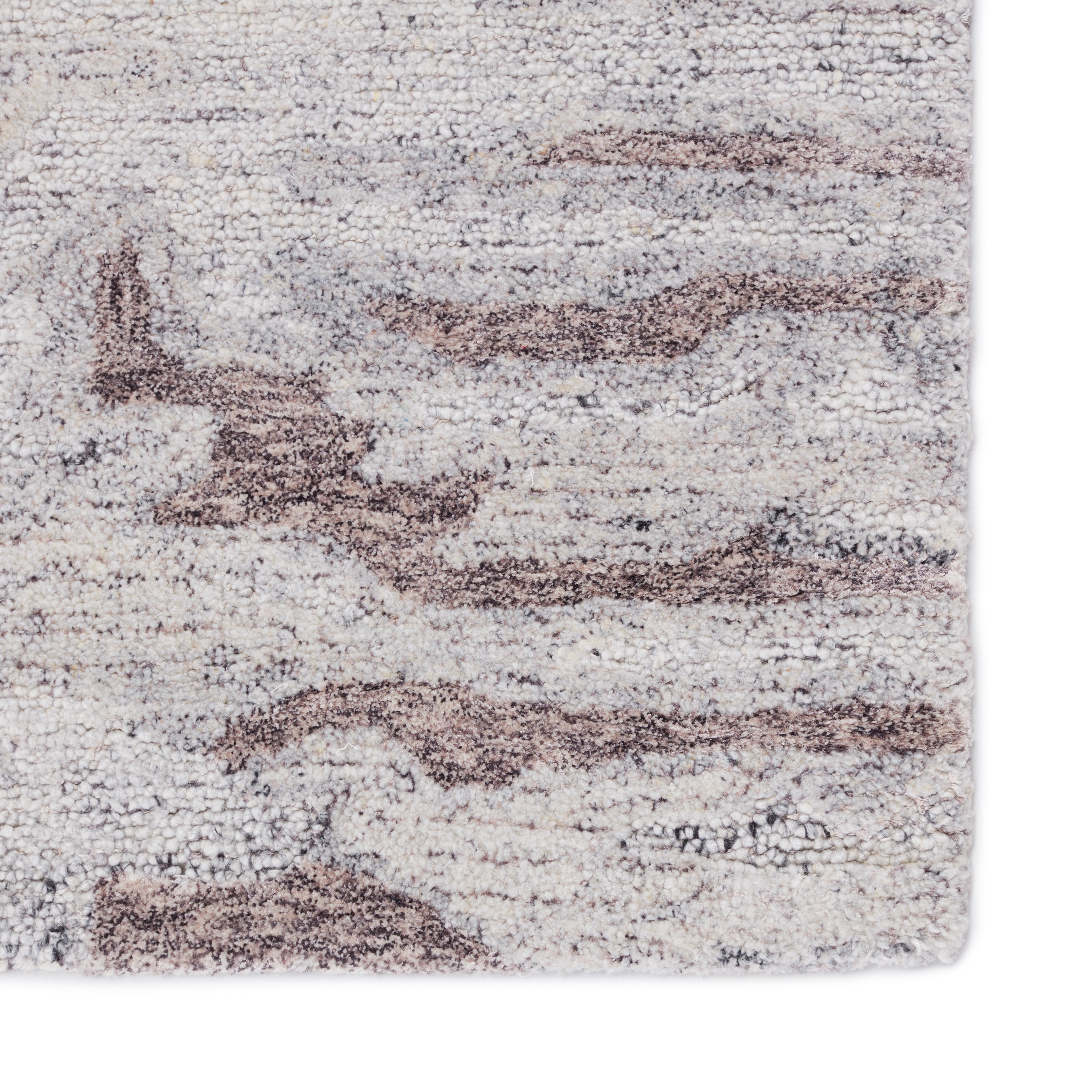 Fjord Hand Tufted Abstract Gray/ Ivory Area Rug (9'X12') - Image 3