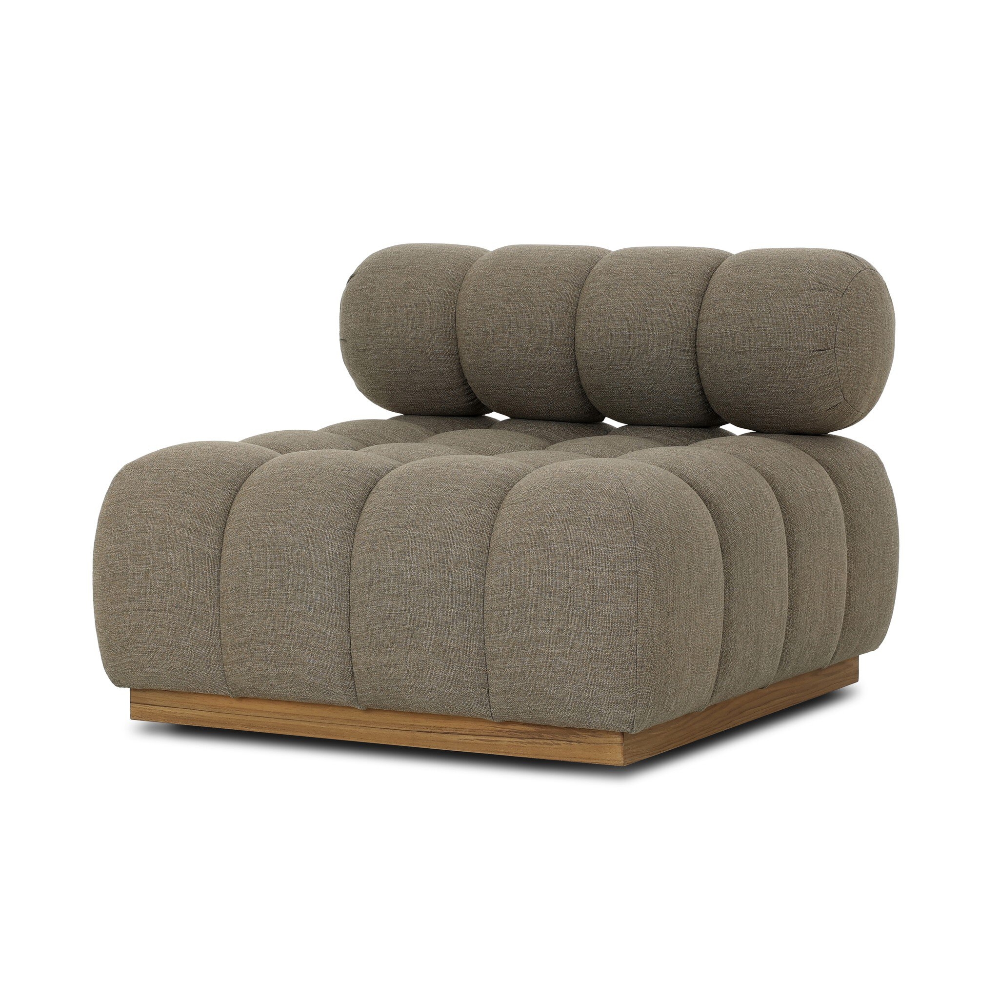 Roma Outdoor Swivel Chair - Alessi Fawn - Image 1