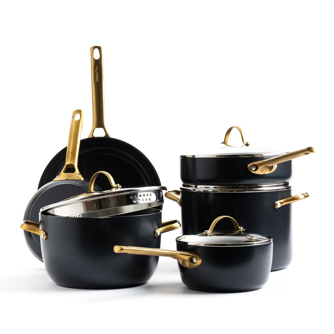 "GreenPan GreenPan Reserve 10 Piece Stainless Steel Non Stick Cookware Set" - Image 0