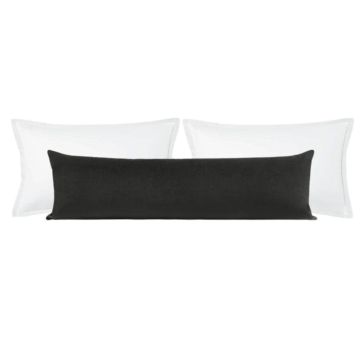 THE XL LUMBAR :: SOCIETY VELVET // GRAPHITE - 14" X 48" - Image 0