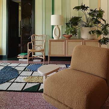 Bronwyn Swivel Chair, Copenhagen Amber - Image 2
