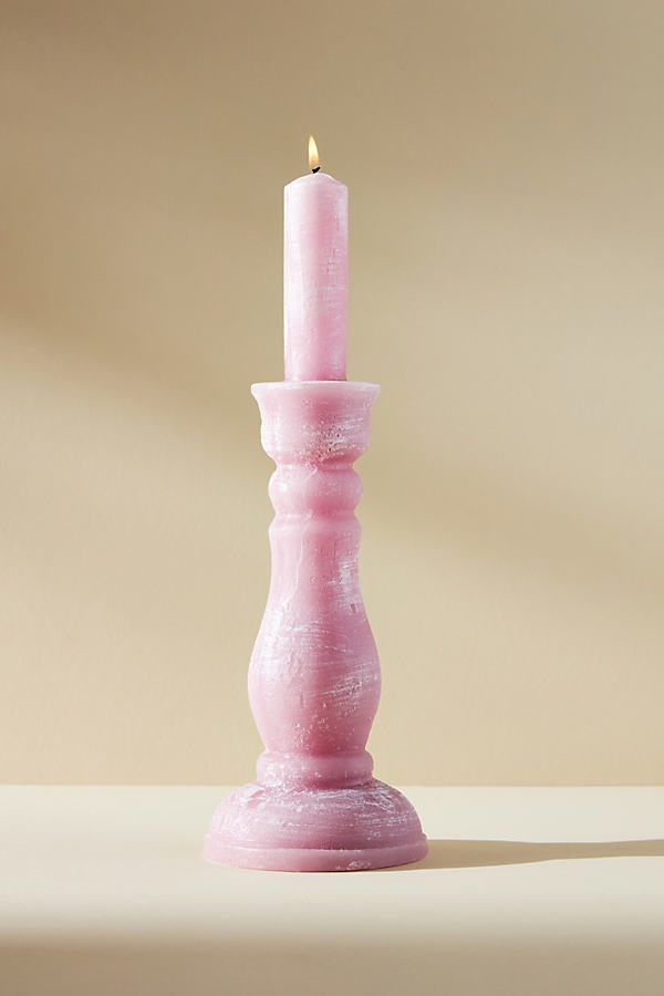 Spindle Taper Candle By Anthropologie in Purple Size M - Image 0
