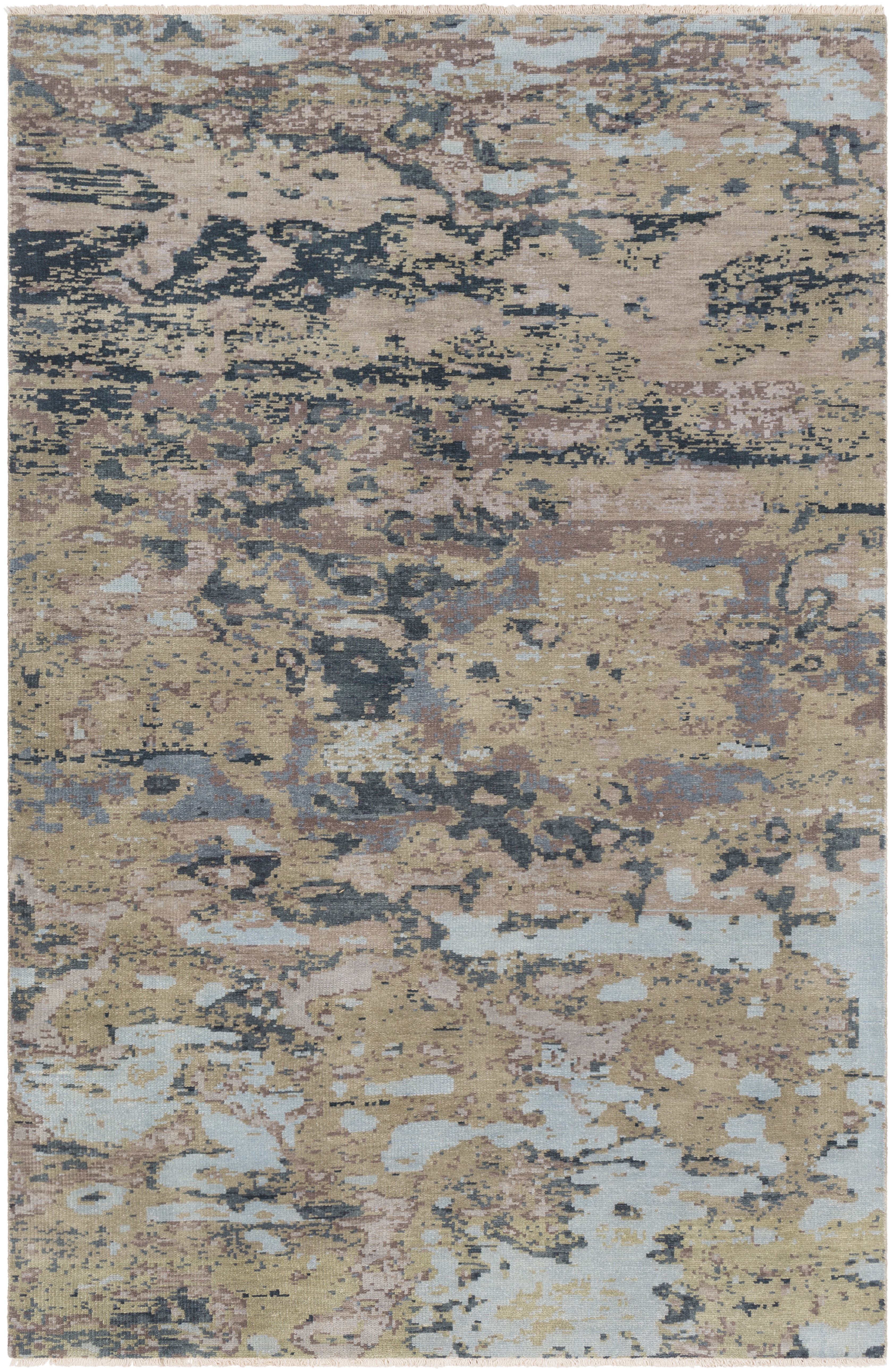 Herkimer Brown Indoor 2' x 3' Handmade Rug - Image 0