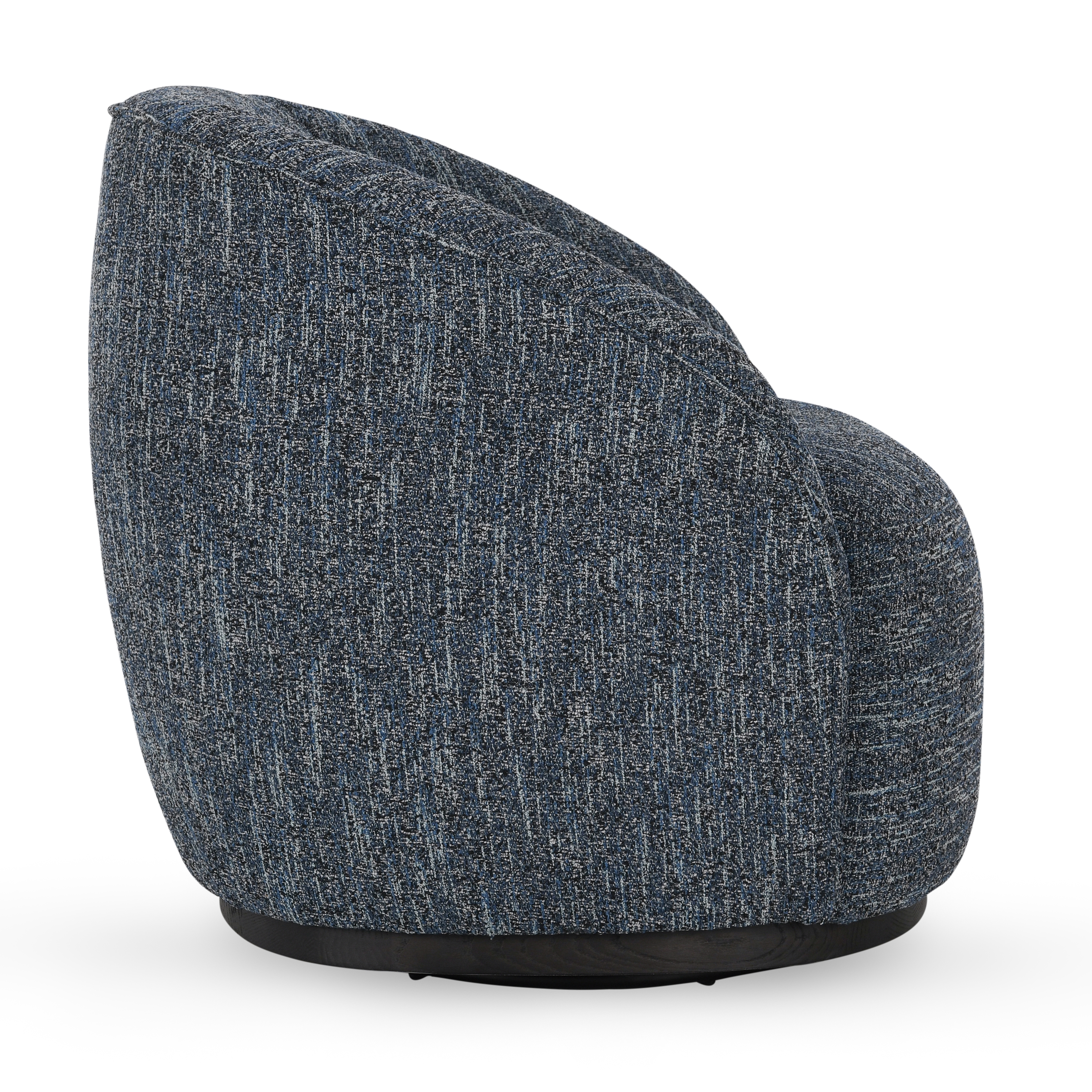 Andrea Swivel Accent Chair Blue - Image 2