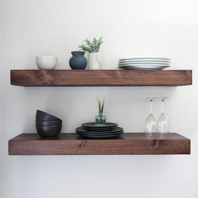 Pippi 2 Piece Pine Solid Wood Floating Shelf - Image 0