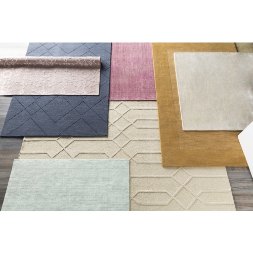 Lydia Beige Indoor 6' x 9' Handmade Rug - Image 0