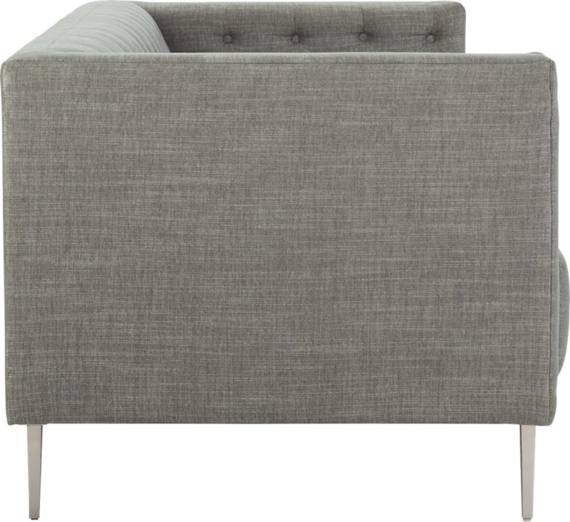 Savile Slate Tufted Sofa - Image 3