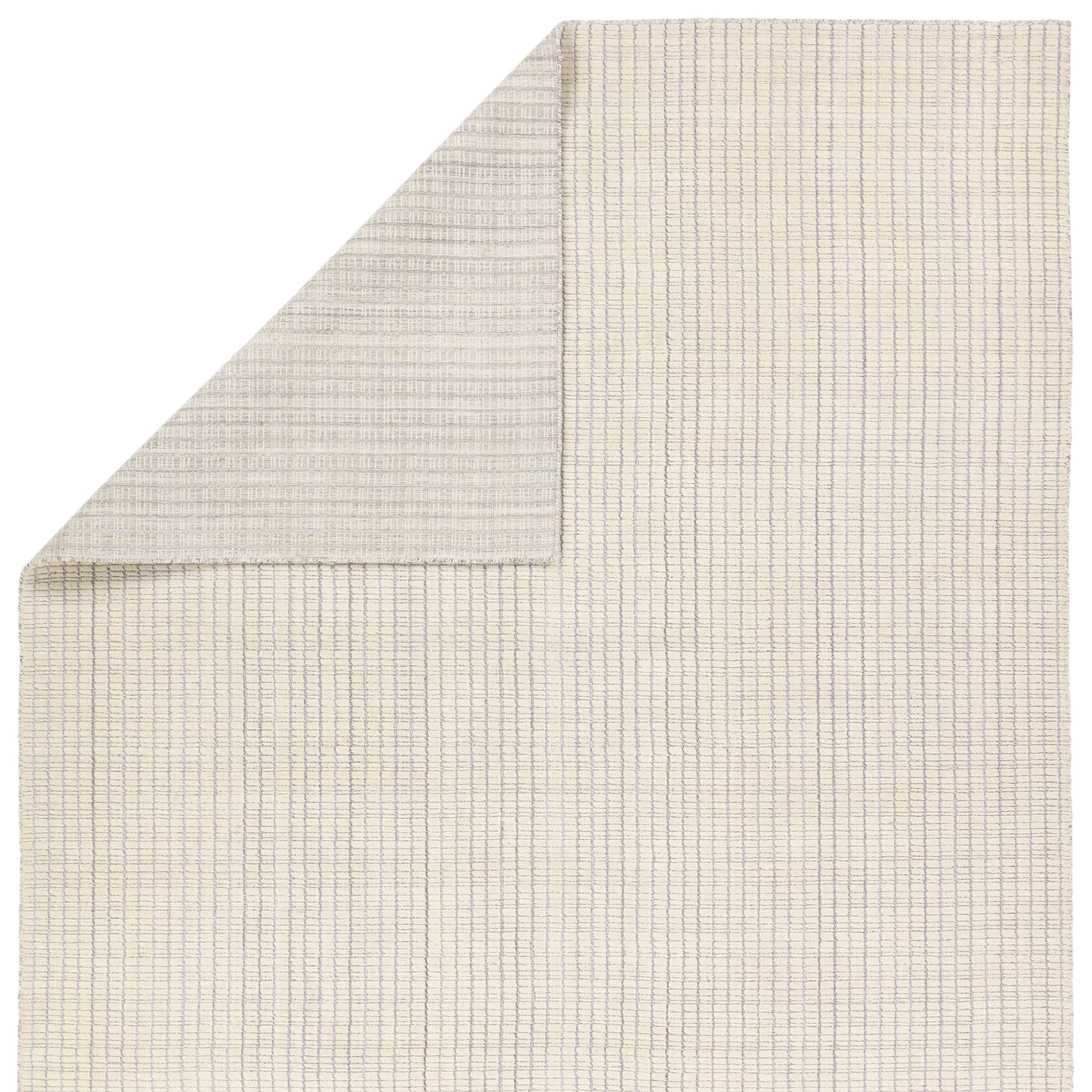 Barclay Butera by Sundance PCT01 Handmade Striped Ivory and Cream Area Rug (6'x9') - Image 2
