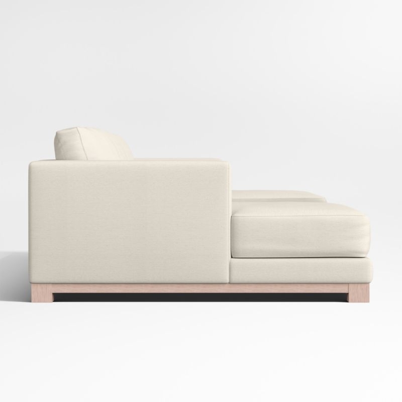 Gather Wood Base 3-Piece U-Shaped Sectional Sofa - Image 2