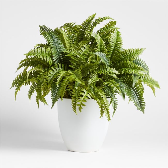 Potted Faux Fern 28" - Image 0