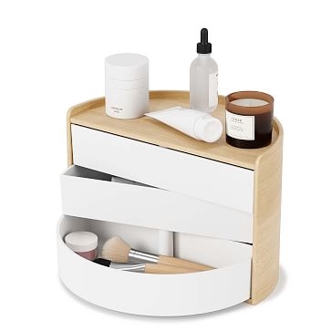 Moona Storage Box, White & Natural - Image 0