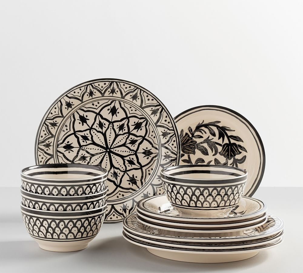 Marrakesh Outdoor Melamine 12-Piece Dinnerware Set - Image 0