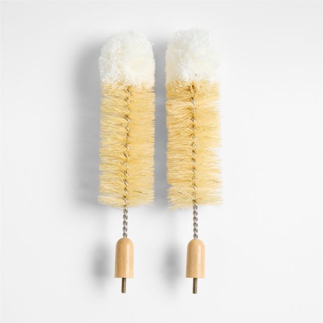 Clean by Crate Natural Bottle Brush Replacement Heads, Set of 2 - Image 0