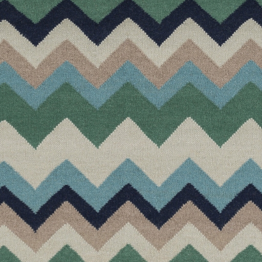 Frontier Green Indoor 8' x 11' Handmade Rug - Image 0