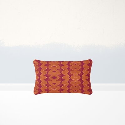 Sammie Elongated Pillow In Scarlet - Image 0