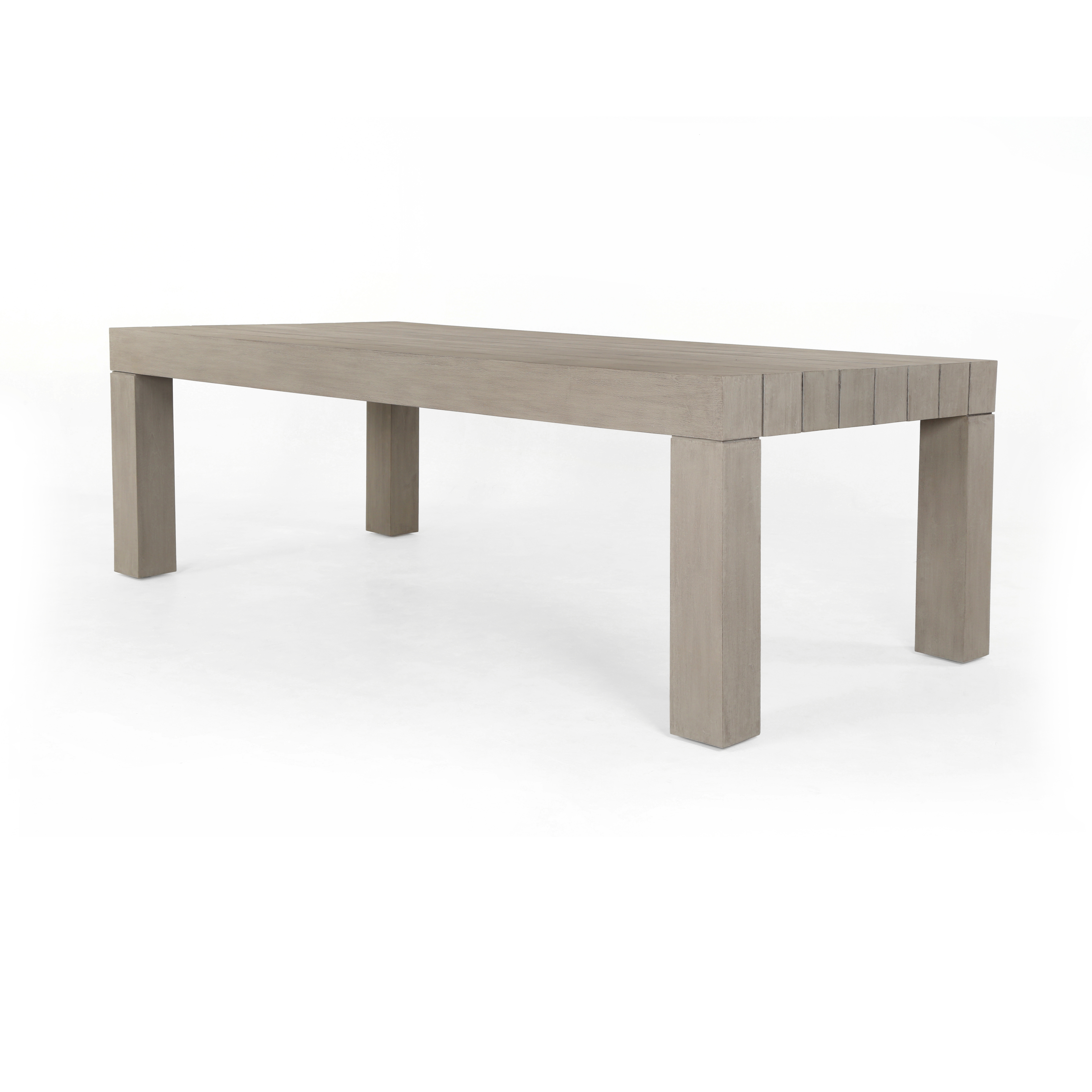 Sonora Outdoor Dining Table - Weathered Grey - Image 0