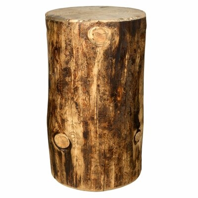 Beauvais Solid Wood Tree Stump End Table - Image 0