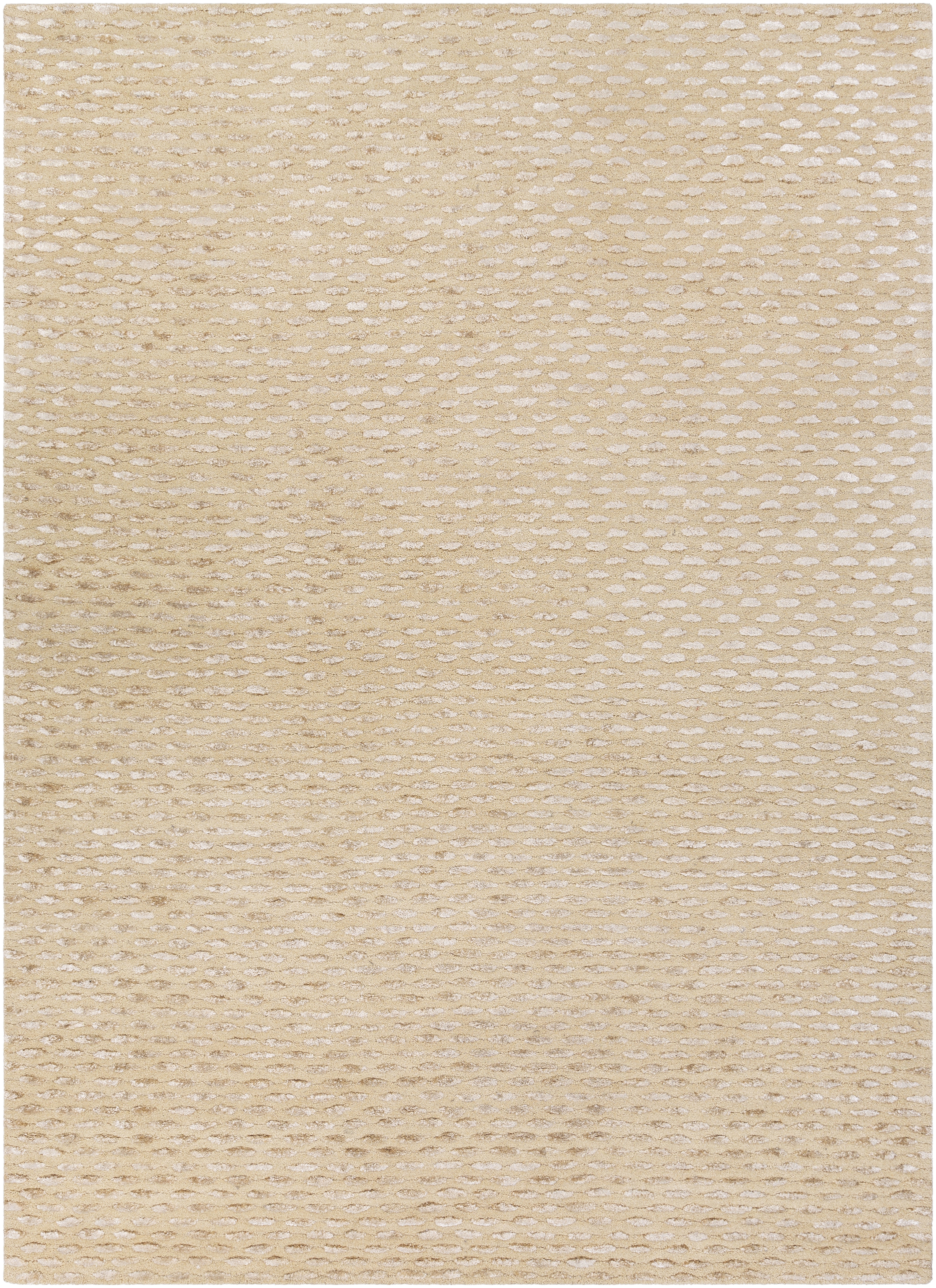 Atlantis Beige Indoor 9' x 13' Handmade Rug - Image 0