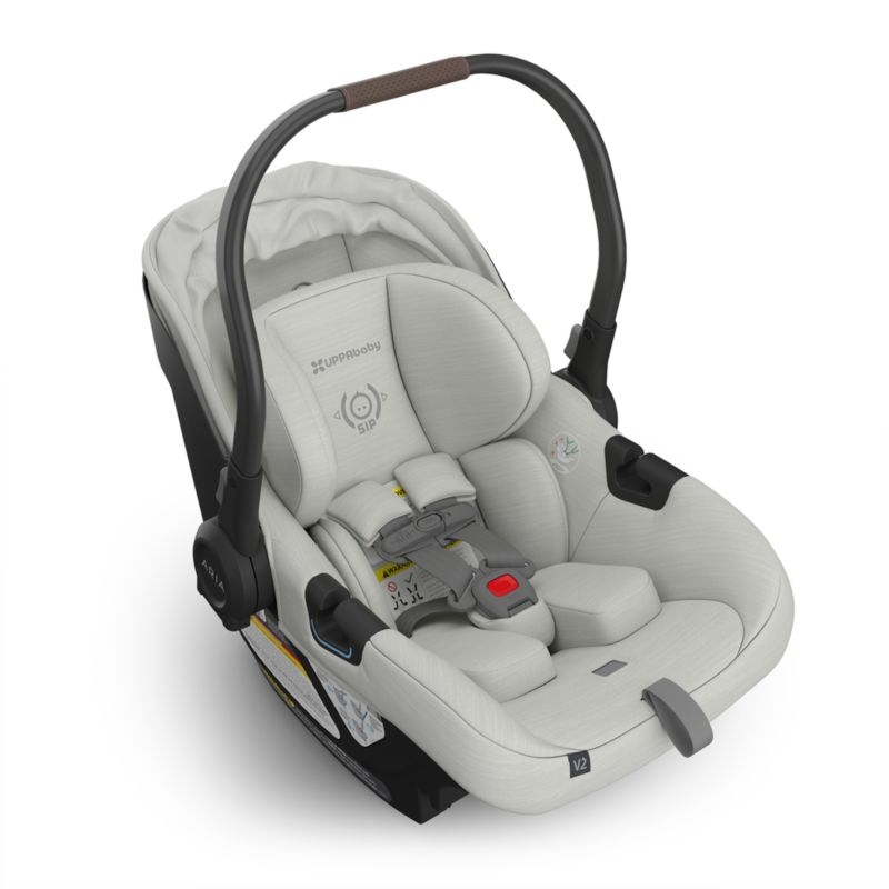 UPPAbaby Aria V2 Savannah Pearl Grey Infant Car Seat and Base - Image 9