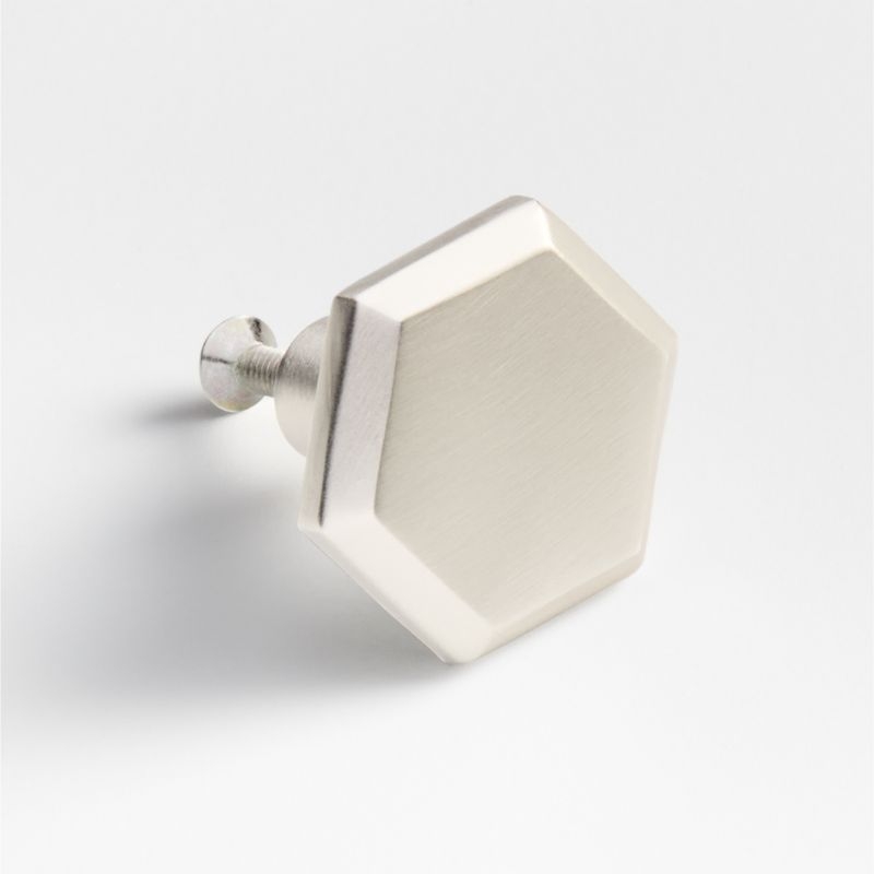 Hex 3" Brushed Nickel Bar Pull - Image 6