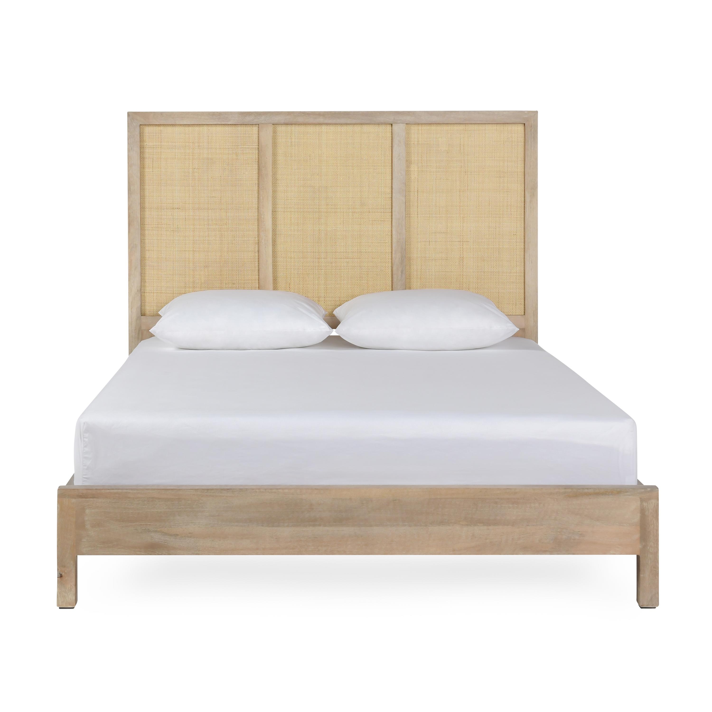 Jensen Eastern King Bed Taupe - Image 1
