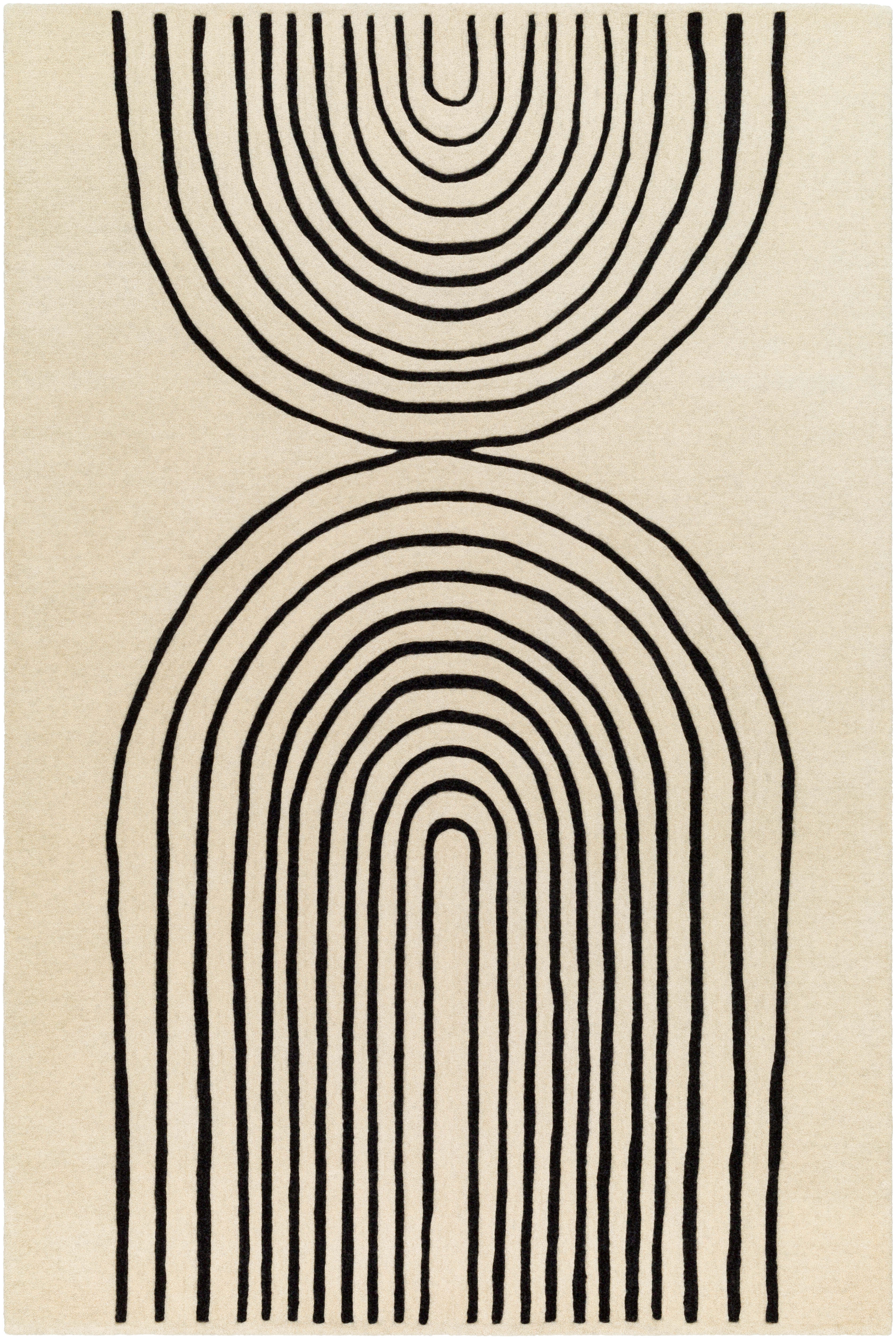 Isabel Beige Indoor 6' x 9' Handmade Rug - Image 0