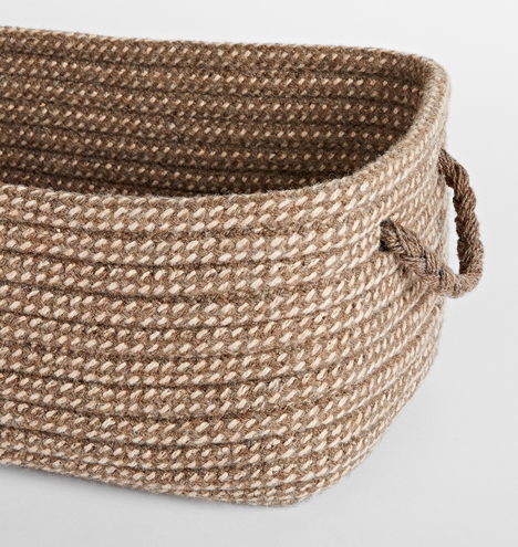 Rectangle Cablelock Wool Basket - Image 1