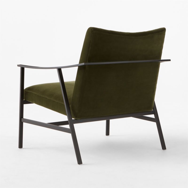 Blair Green Velvet Accent Chair by Paul McCobb - Image 4