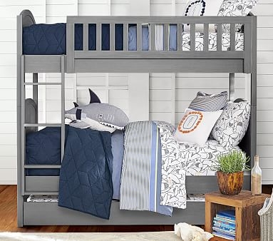 Austen Twin-over-Twin Bunk Bed, Simply White - Image 2