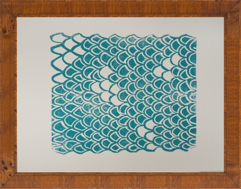 Blue Waves by Stacy Rajab for Artfully Walls - Image 0