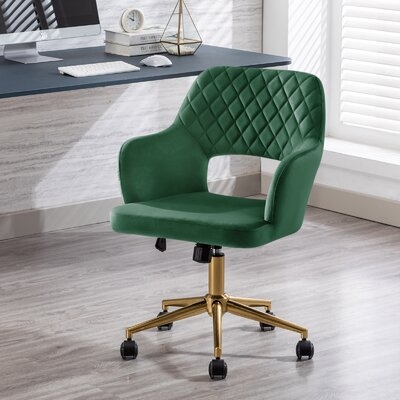 Velvet Home Office Task Chair - Image 0