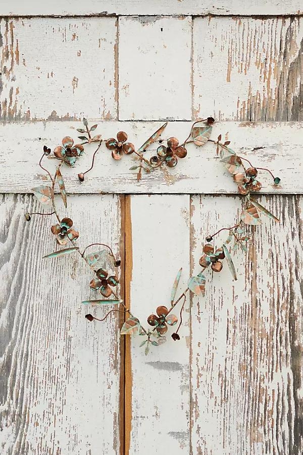 Gilded Botanicals Iron Heart Wreath - Image 0