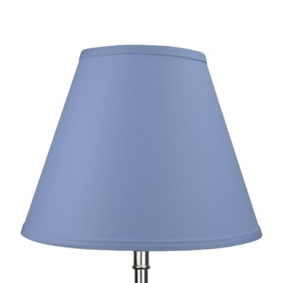 10.5" H X 14" W Linen Empire Lamp Shade ( Spider ) In Periwinkle - Image 0