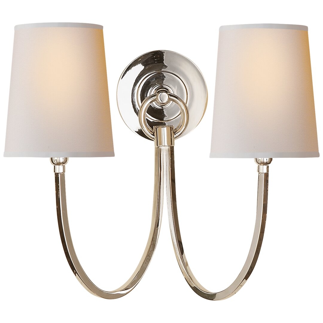 "Visual Comfort Reed Double Sconce by Thomas O'Brien" - Image 0