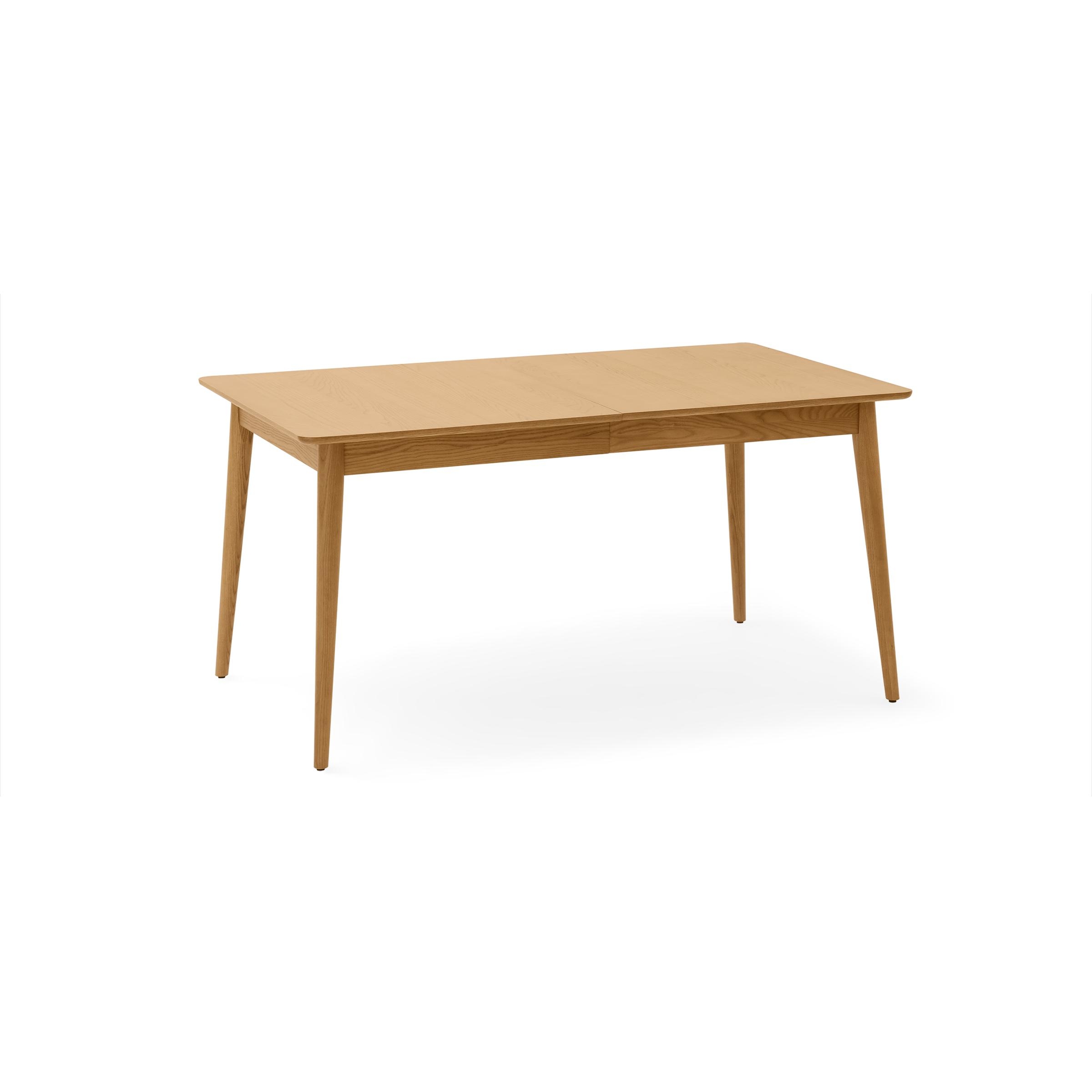 Serif Extendable Dining Table (59" to 79") - Oak - Wood - Image 1