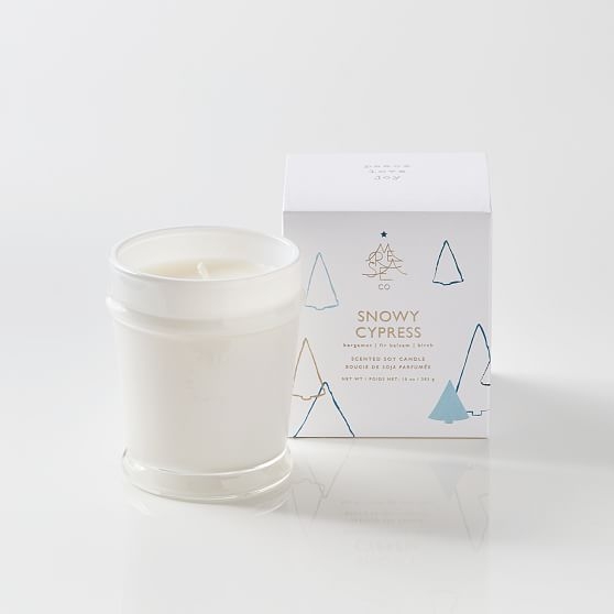 Mer-Sea Holiday Boxed Candle, Snowy Cypress - Image 0