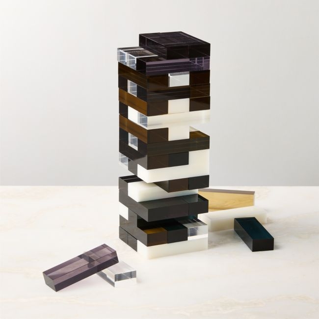Multi Colored Acrylic Tumbling Tower Game - Image 0