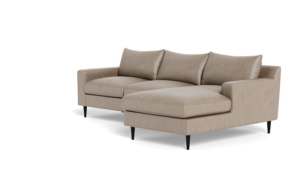 Sloan Leather Right Chaise Sectional - Image 2