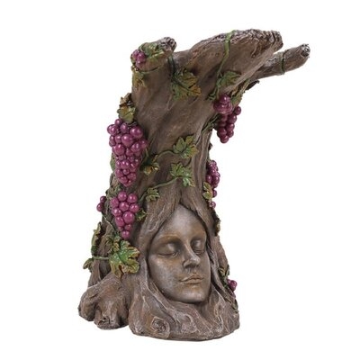 Rutherfordton the Tree Goddess Wine and Glass Holder Figurine - Image 0