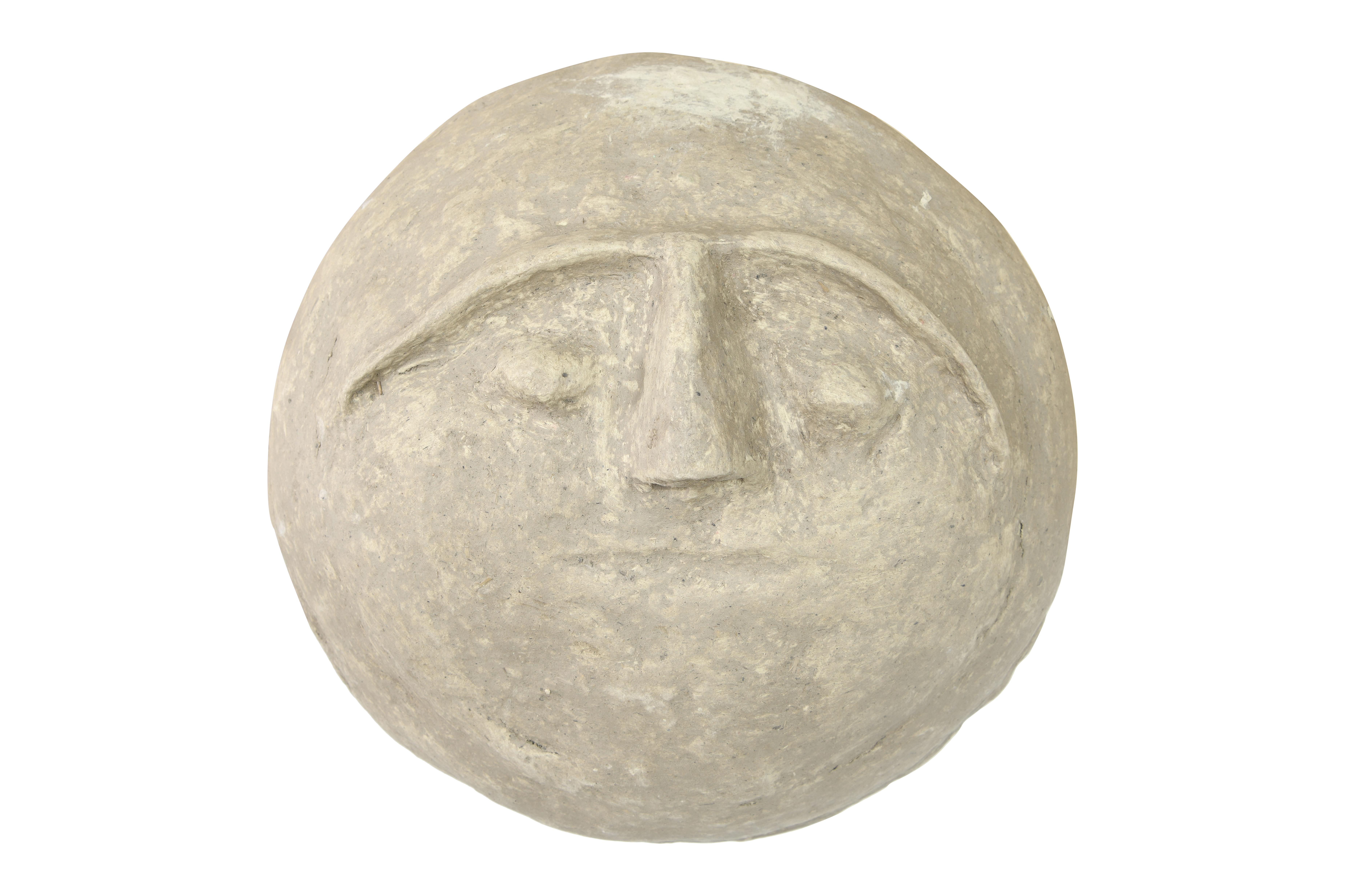 10" Round Paper Mache Face Wall Décor (Each one will vary) - Image 0