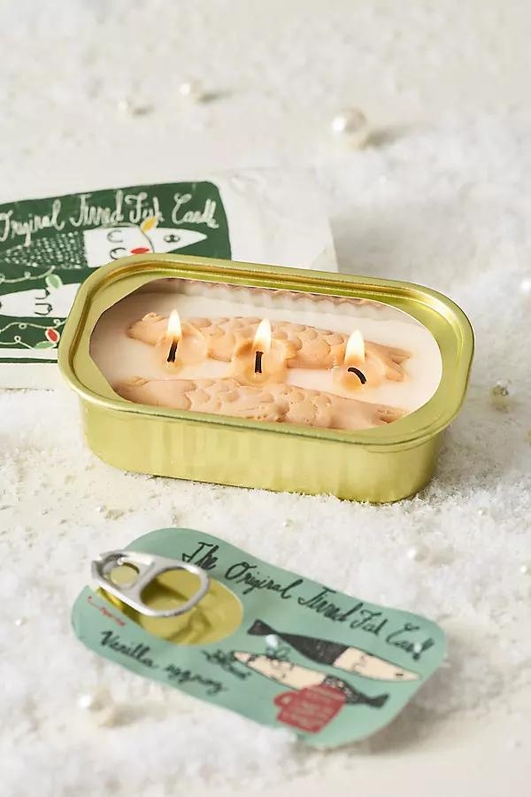 The Original Tinned Fish Candle Gourmand Vanilla Eggnog Aluminum Candle - Image 0