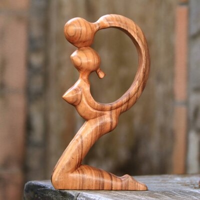 Whitwell So in Love Romantic Wood Sculpture - Image 0