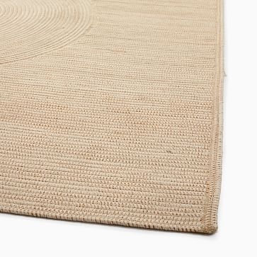 Graphic Arches Indoor/Outdoor Rug, 9'x12', Natural/Alabaster - Image 0