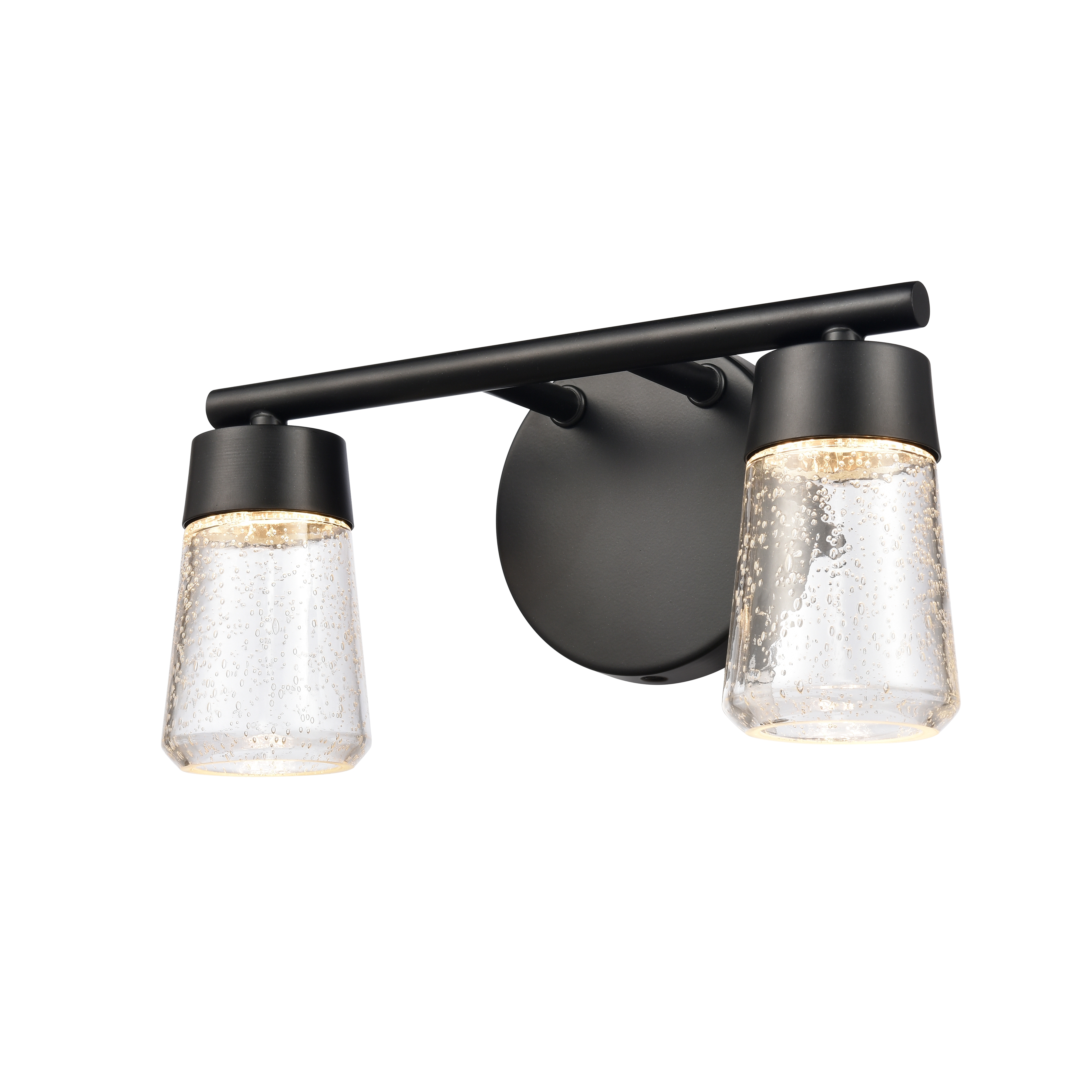 Jergen 12.5'' Wide 2-Light Vanity Light - Matte Black - Image 1